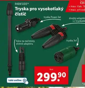 Lidl Tryska pro vysokotlaký čistič nabídka