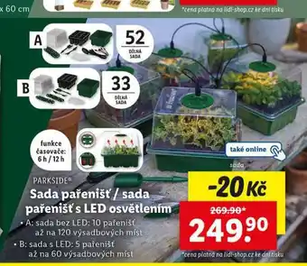 Lidl Sada pařenišť nabídka