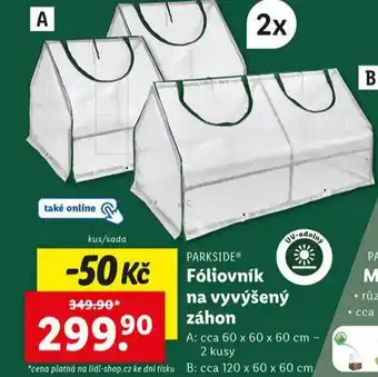 Lidl Fóliovník na vyvýšený záhon nabídka