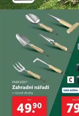 Lidl Zahradní nářadí nabídka