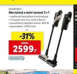 Lidl Aku tyčový a ruční vysavač nabídka