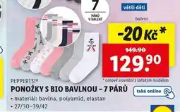 Lidl Ponožky nabídka