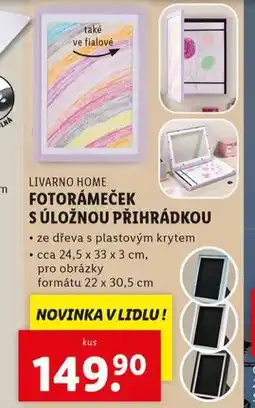 Lidl Fotorámeček s úložnou přihrádkou nabídka