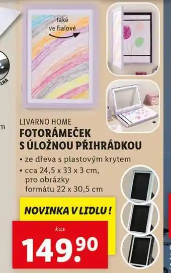 Lidl Fotorámeček s úložnou přihrádkou nabídka