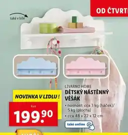 Lidl Dětský nástěnný věšák nabídka