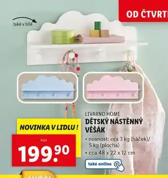 Lidl Dětský nástěnný věšák nabídka