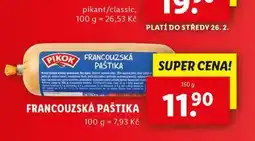 Lidl Francouzská paštika nabídka