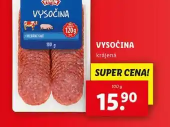 Lidl Vysočina nabídka