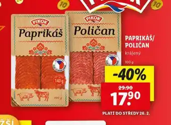 Lidl Poličan nabídka