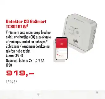 Uni Hobby Detektor CO GoSmart TCS0101W1 nabídka