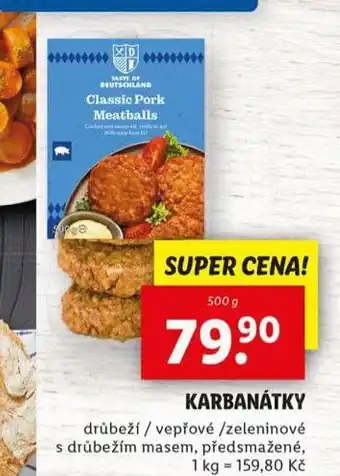 Lidl Karbanátky nabídka