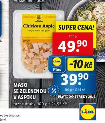 Lidl Maso se zeleninou v aspiku nabídka