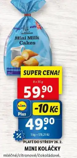 Lidl Mini koláčky nabídka