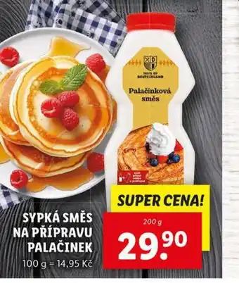 Lidl Sypká směs na přípravu palačinek nabídka