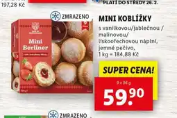 Lidl Mini koblížky nabídka