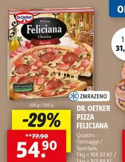 Lidl Dr. oetker pizza feliciana nabídka