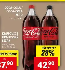 Lidl Coca cola, coca cola zero nabídka