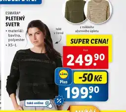 Lidl Pletený svetr nabídka