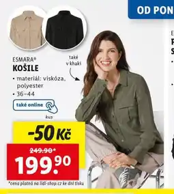 Lidl Košile nabídka