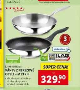 Lidl Pánev z nerezové oceli 24 cm nabídka