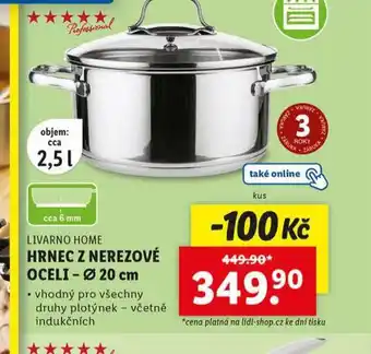 Lidl Hrnec z nerezové oceli 20 cm nabídka