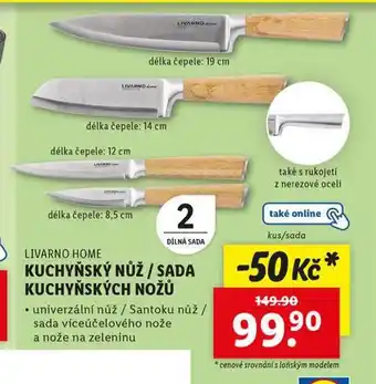 Lidl Kuchyňská nůž nabídka