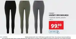 Lidl Legíny s bio bavlnou nabídka