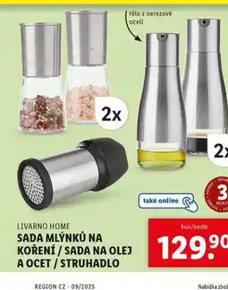 Lidl Sada na olej a ocet nabídka