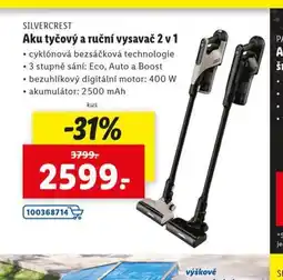 Lidl Aku tyčový a ruční vysavač 2v1 nabídka