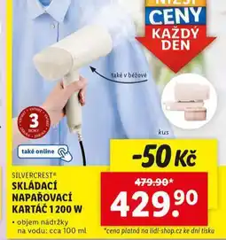 Lidl Skládací napařovací kartáč 1200 w nabídka