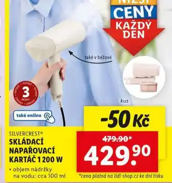 Lidl Skládací napařovací kartáč 1200 w nabídka