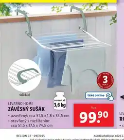 Lidl Závěsný sušák nabídka