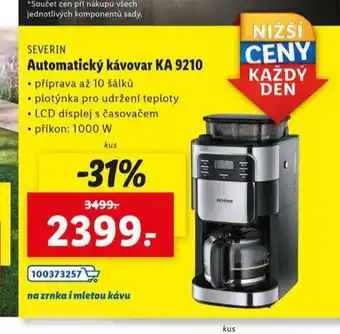 Lidl Automatický kávovar nabídka