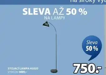 JYSK STOJACÍ LAMPA HUGO nabídka