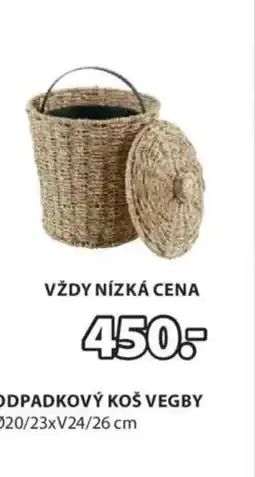 JYSK ODPADKOVÝ KOŠ VEGBY 020/23xV24/26 cm nabídka