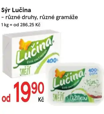 Žabka Sýr lučina nabídka