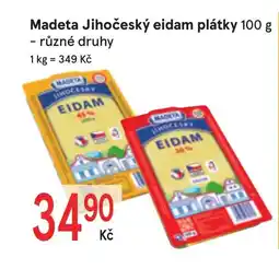 Žabka Madeta jihočeský eidam plátky nabídka