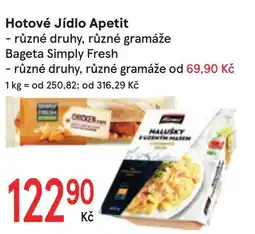 Žabka Hotové jídlo apetit nabídka