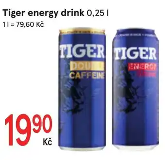 Žabka TIGER Energy drink nabídka