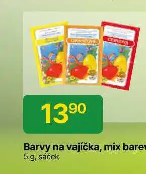 Hruška Barvy na vajíčka, mix barev 5 g, sáček nabídka