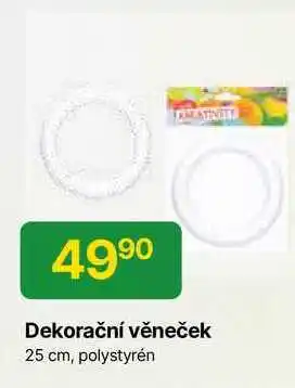 Hruška Dekorační věneček 25 cm, polystyrén nabídka