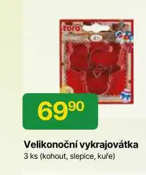 Hruška Velikonoční vykrajovátka 3 ks (kohout, slepice, kuře) nabídka