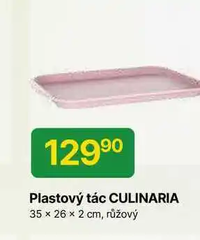 Hruška Plastový tác CULINARIA 35 x 26 x 2 cm, růžový nabídka