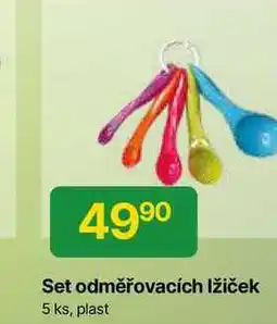 Hruška Set odměřovacích lžiček 5 ks, plast nabídka