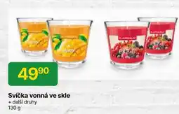 Hruška Svíčka vonná ve skle + další druhy 130 g nabídka