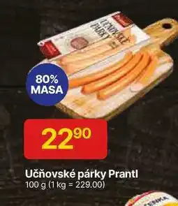 Hruška Učňovské párky 100 g nabídka