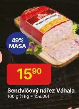 Hruška Sendvičový nářez Váhala 100 g nabídka