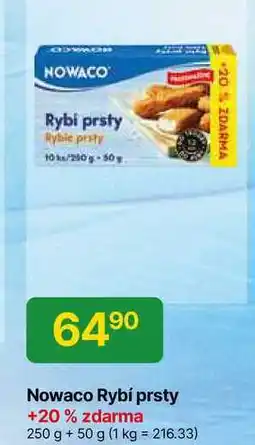 Hruška Nowaco Rybí prsty +20% zdarma 250 g + 50 g nabídka