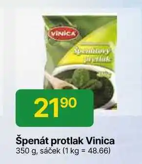 Hruška Špenát protlak Vinica 350 g, sáček nabídka