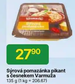 Hruška Sýrová pomazánka pikant s česnekem Varmuža 135 g nabídka